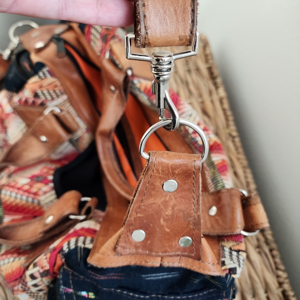 Ixchel triangle huipil diaper bag - Picture 15 of 16